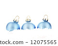 christmas balls blue 12075565