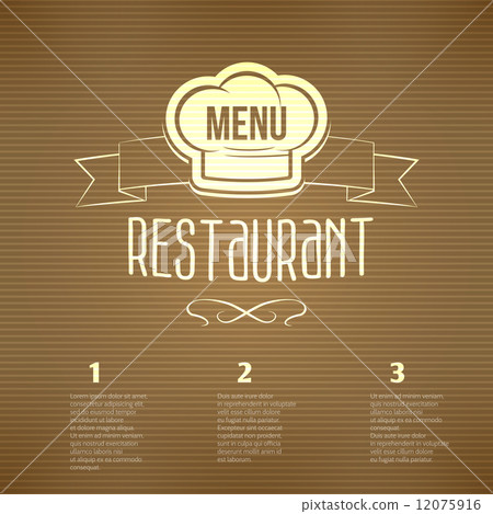 图库插图 restaurant menu template