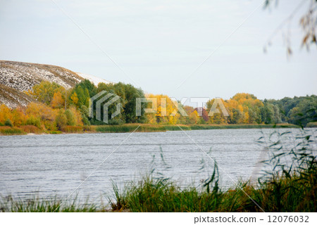 Coastline of the river Don. Russia. 12076032