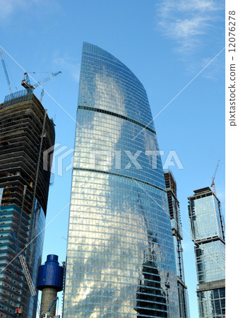 Construction of skyscrapers of the international business centre Construction of skyscrapers of the international business centre 12076278