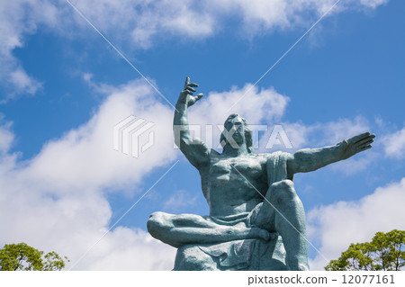 Peace Memorial Statue @ Nagasaki Peace Park 12077161