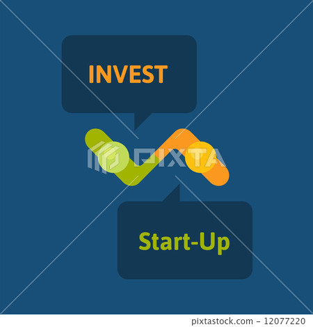 Handshake abstract flat vector design template 12077220