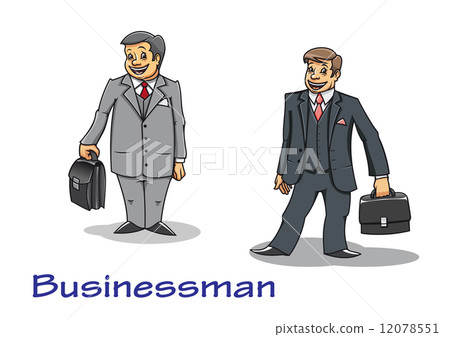 Cartoon businessman characters 12078551
