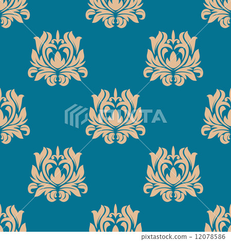 Damask seamless floral pattern Damask seamless floral pattern 12078586