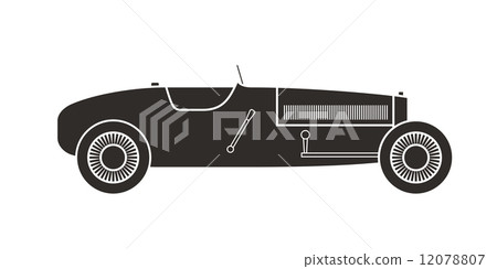 Retro sport racing car, vintage collection Retro sport racing car, vintage collection 12078807