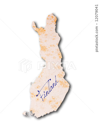 Old paper with handwriting - Finland Old paper with handwriting - Finland 12079041