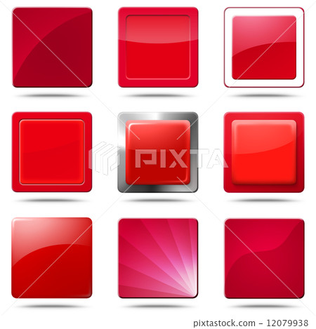 Icon template set - Stock Illustration [12079938] - PIXTA