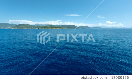 Sea summer view from ferry (Greece) Sea summer view from ferry (Greece) 12080126