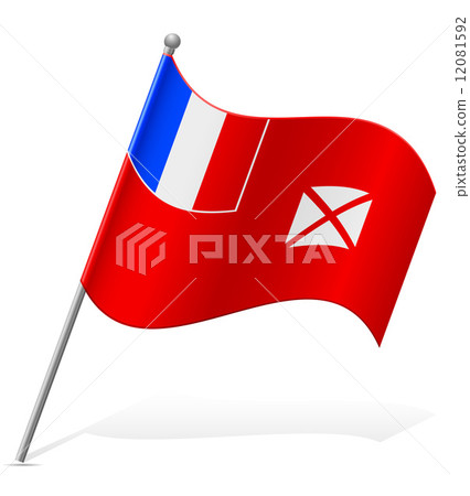 flag of Wallis and Futuna vector illustration 12081592