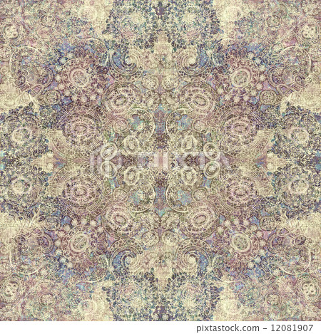 floral design indian motif - Stock Illustration [12081907] - PIXTA
