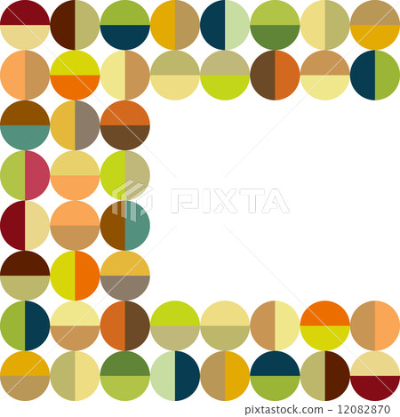 Colorful dot frame Colorful dot frame 12082870