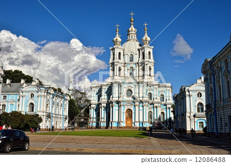 St. Nicholas Cathedral in Saint-Petersburg, Russia. 12086488