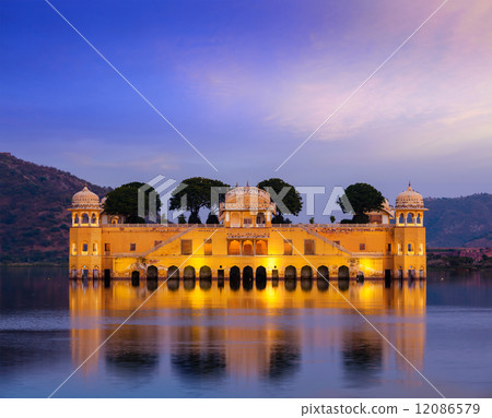 Jal Mahal Water Palace. Jaipur, Rajasthan, India 12086579