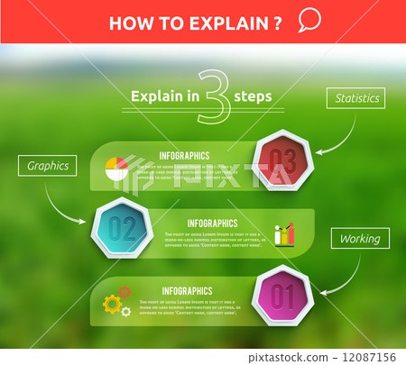 Business infographics banner origami style Business infographics banner origami style 12087156