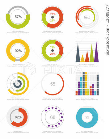 set of infographics elements 12089277
