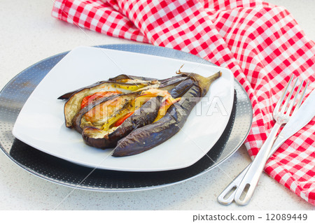 baked eggplant baked eggplant 12089449