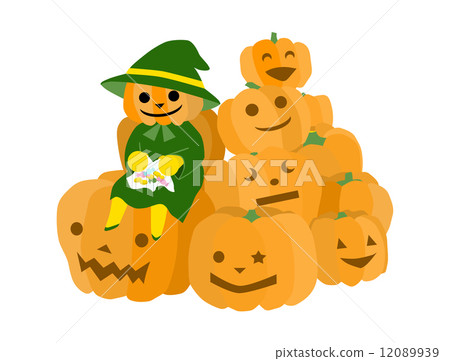 Halloween pumpkin and Jack Lantern Halloween pumpkin and Jack Lantern 12089939