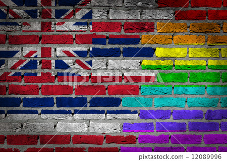 Dark brick wall - LGBT rights - Hawaii Dark brick wall - LGBT rights - Hawaii 12089996