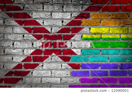 Dark brick wall - LGBT rights - Alabama 12090001