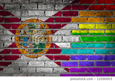 Dark brick wall - LGBT rights - Florida 12090003