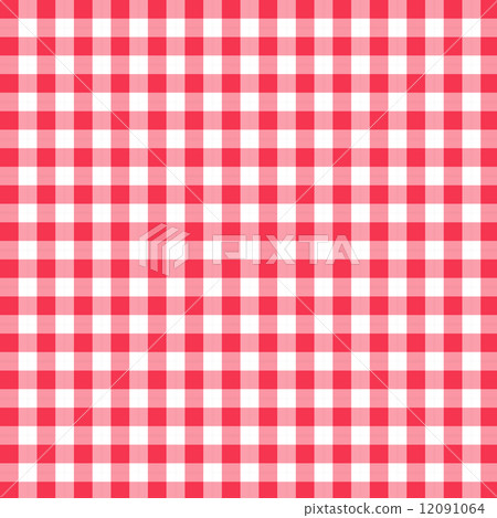 Gingham check background material 12091064