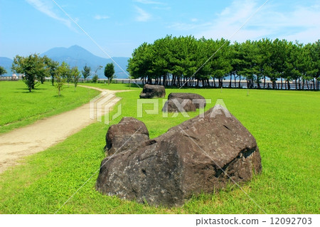 Landscape of Kumamoto Harbor Water Park Area 12092703