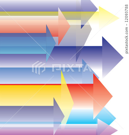 Colorful Arrow Direct Forward Destination 12093788