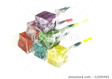 colorfull dice lollipops 12094485
