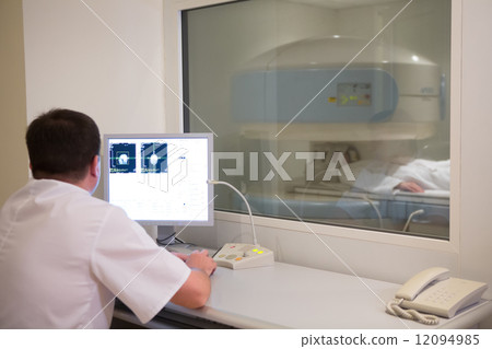 doctor analyzing results doctor analyzing results 12094985