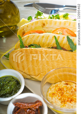 assorted panini sandwich 12095402