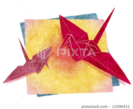 Origami and folding cranes Origami and folding cranes 12096431