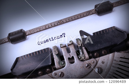 Vintage inscription made by old typewriter Vintage inscription made by old typewriter 12096489