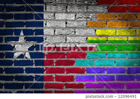 Dark brick wall - LGBT rights - Texas Dark brick wall - LGBT rights - Texas 12096491