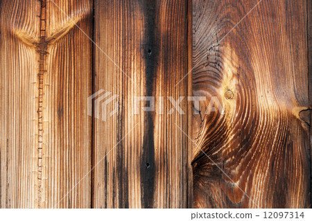 Old rustic weathered barn wood background with knots Old rustic weathered barn wood background with knots 12097314