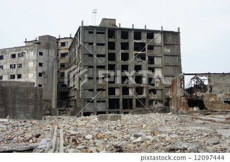 Battleship Island Japan's oldest reinforced concrete 12097444