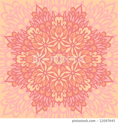 Flower Mandala. Abstract background. 12097645
