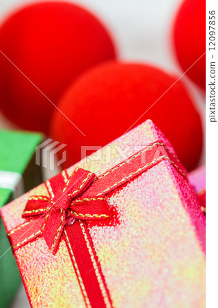 Christmas gift box. 12097856