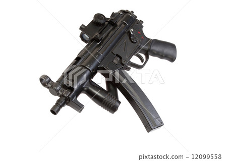 submachine gun MP5 isolated submachine gun MP5 isolated 12099558