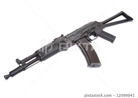Kalashnikov AK105 modern assault rifle on white 12099841