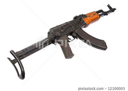Kalashnikov AK isolated on white 12100003
