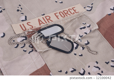 us air force uniform with dog tags 12100042