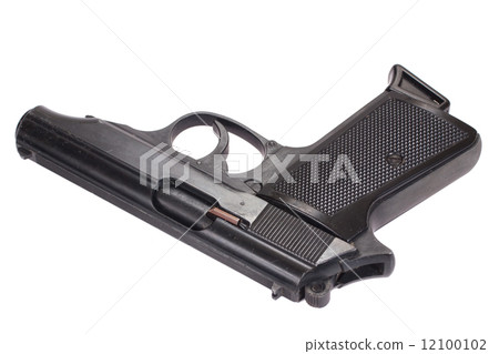 hand gun isolated on white background hand gun isolated on white background 12100102