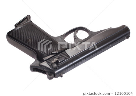 hand gun isolated on white background hand gun isolated on white background 12100104
