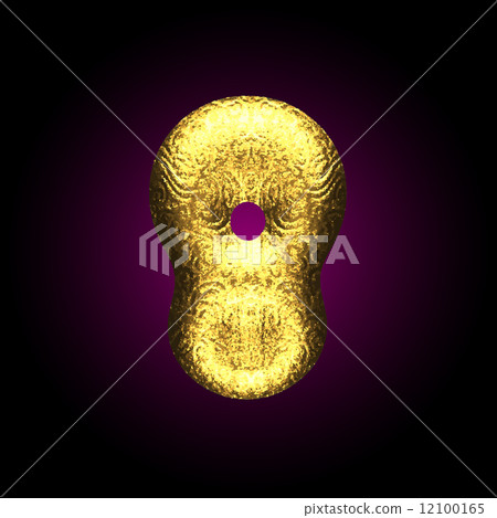 vector golden figure 8 vector golden figure 8 12100165