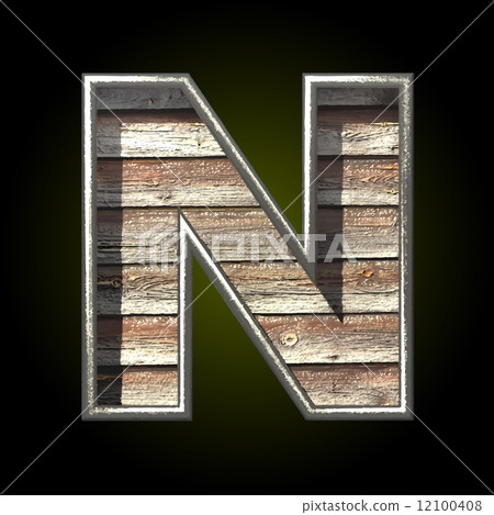 Vector wooden cutted figure n 12100408