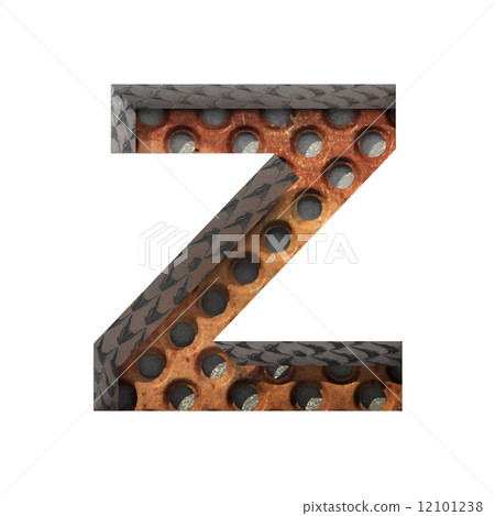 Vector metal cutted figure z. Paste to any background Vector metal cutted figure z. Paste to any background 12101238