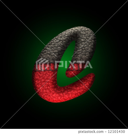vector wool letter c vector wool letter c 12101430