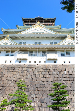 城堡塔樓 天守閣 大阪城 首頁 照片 日本風景 大阪 大阪城 城堡塔樓