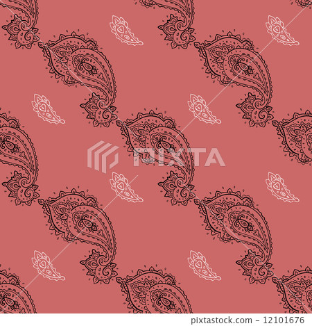 Seamless Paisley background. 12101676