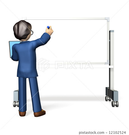 寫在whiteboard的商人 12102524